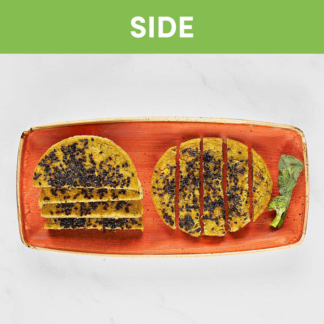 Frittata di farina di piselli ai broccoli