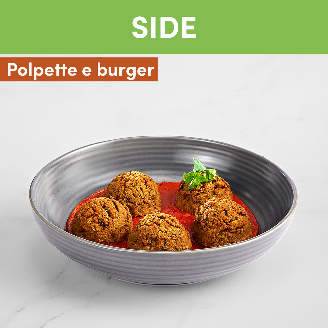 Polpette di lenticchie al sugo