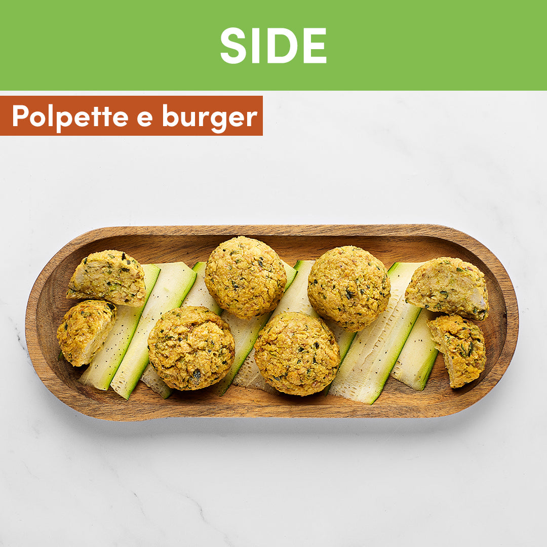 Polpette di zucchine e macinato vegetale